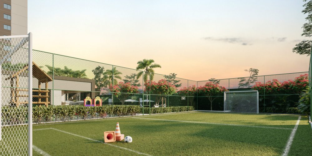 MINICAMPO COM GRAMADO